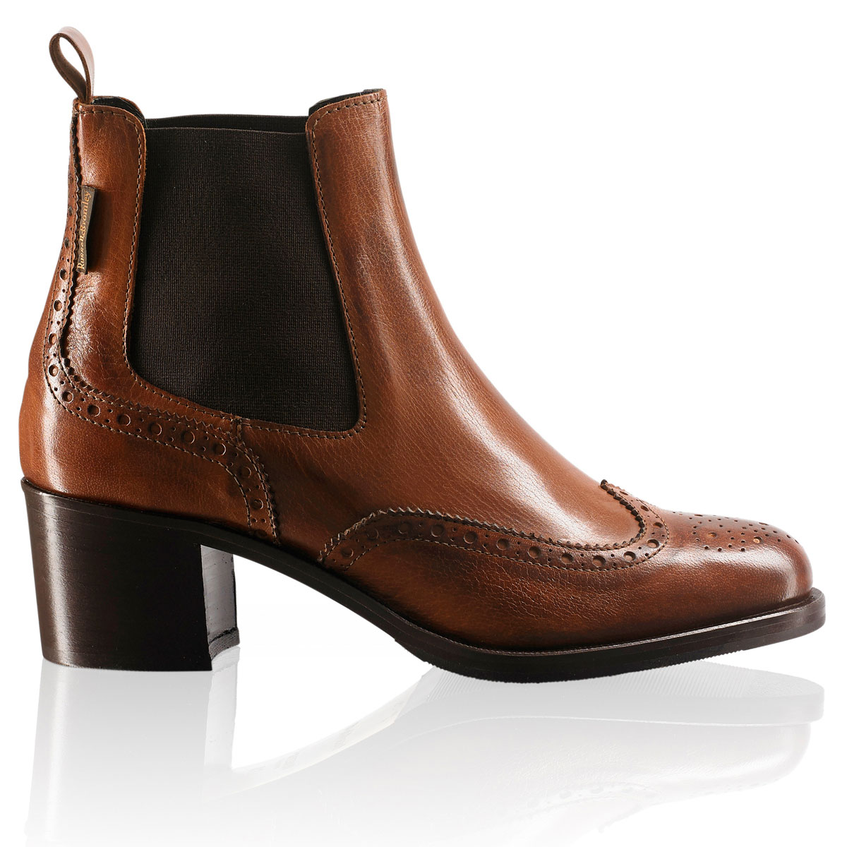 Russell & Bromley CAVENDISH Block Heel Chelsea Boot