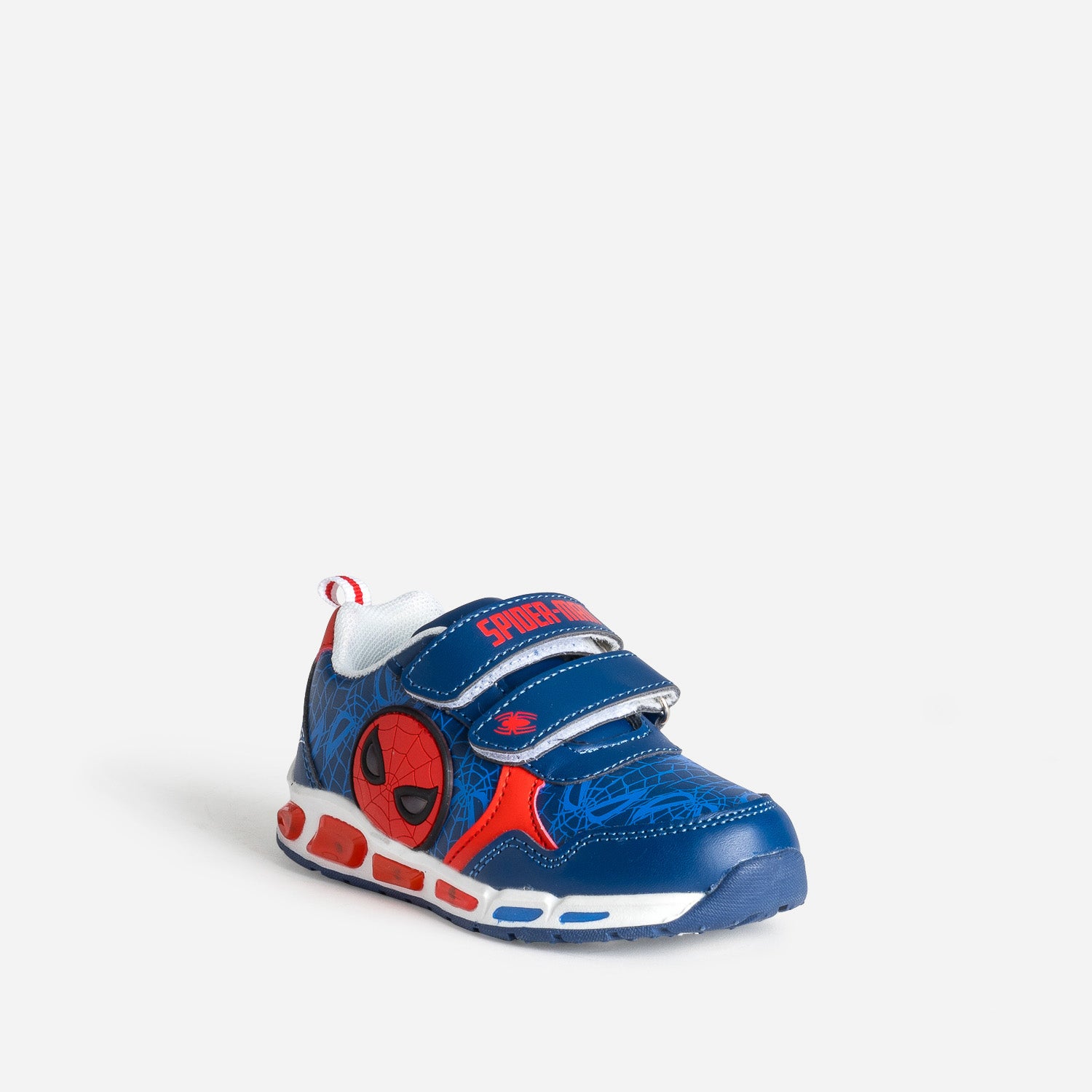 Tennis SPIDERMAN bleue et rouge lumineuse