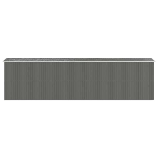 NNEVL Garden Shed Light Grey 192x772x223 cm Galvanised Steel