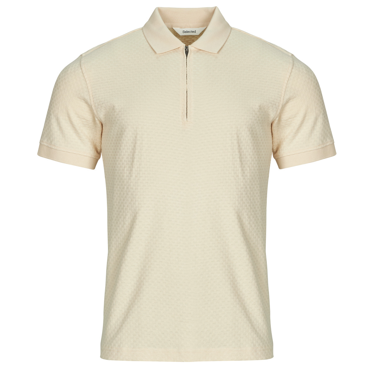 Selected - SLHISAAC ZIP - Beige