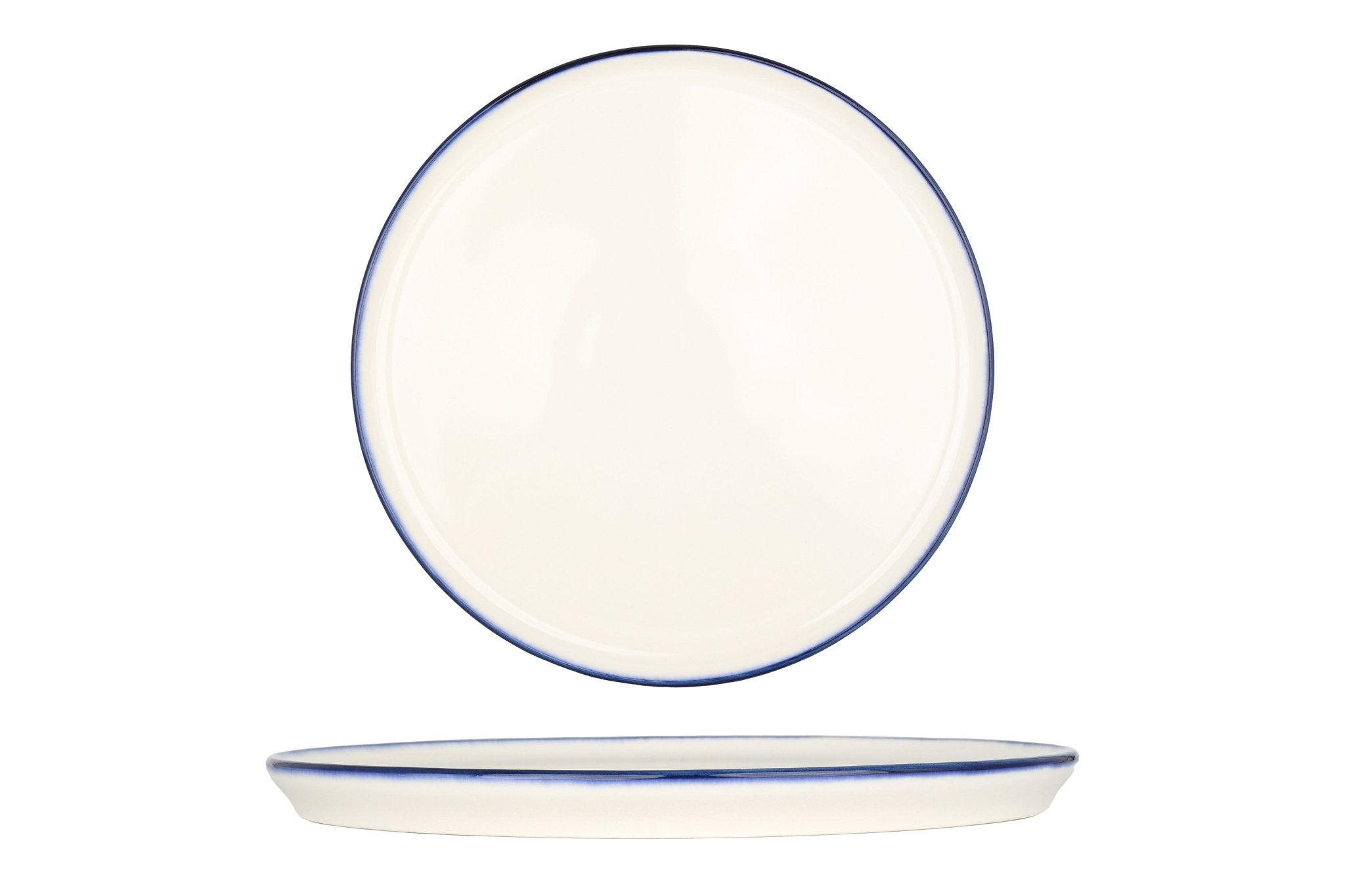 Bonna Dinerbord - Linea Blue - Porselein - 28 cm - set van 6