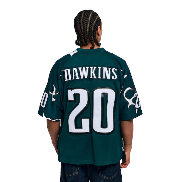 Brian Dawkins Philadelphia Eagles  x Golf Wang Unisex 1996 Legacy Fashion Jersey - Midnight Green
