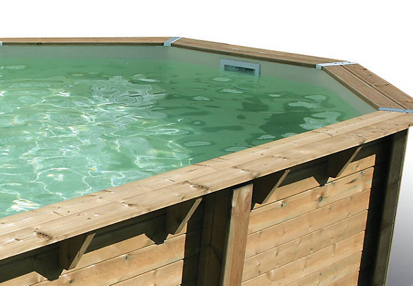 Liner seul Gris pour piscine bois Océa 5,50 x 3,55 x 1,20 m - Ubbink