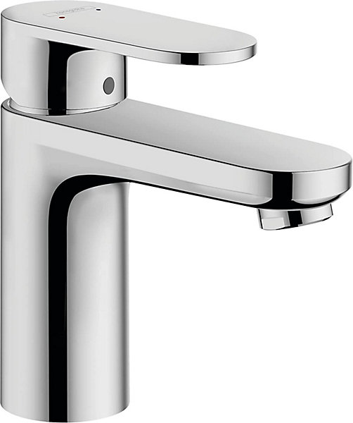 Hansgrohe Vernis Blend Mitigeur de lavabo, avec cartouche en céramique, sans tirette ni vidage, Chrome (71558000)