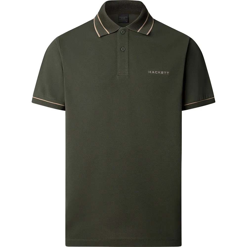 Hackett Manor Tipped short sleeve polo