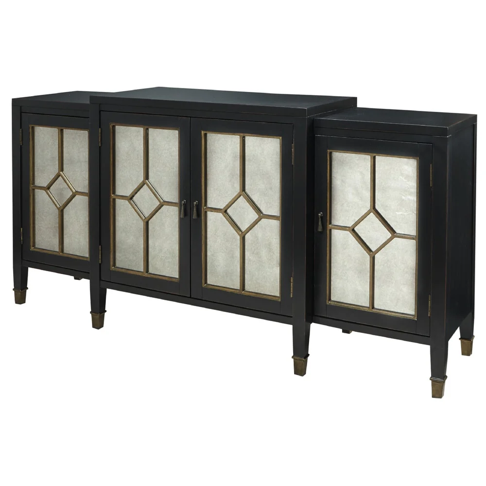 Madison Park Arbor Black Wood Transitional Buffet