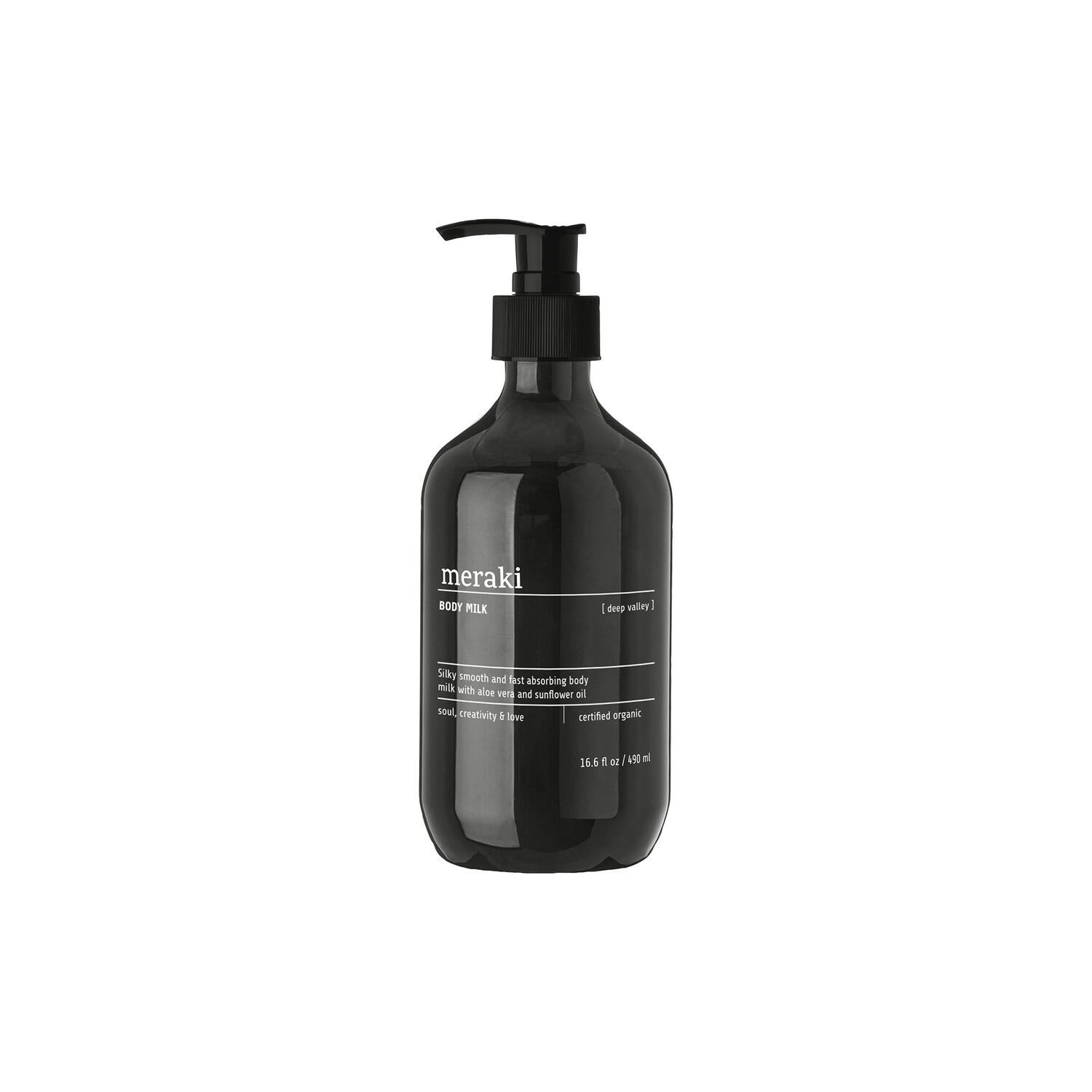 Body milk, deep valley
