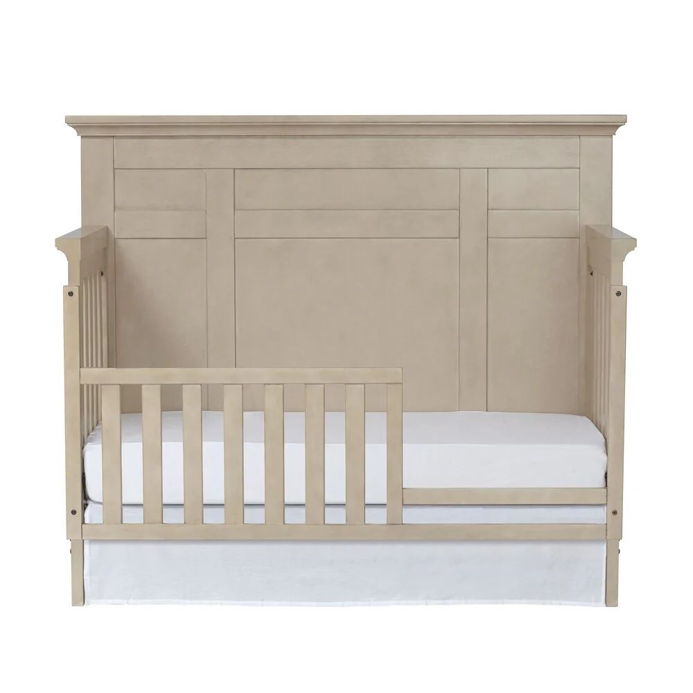 Centennial Chatham Flat Top Lifetime 4-in-1 Crib- Driftwood