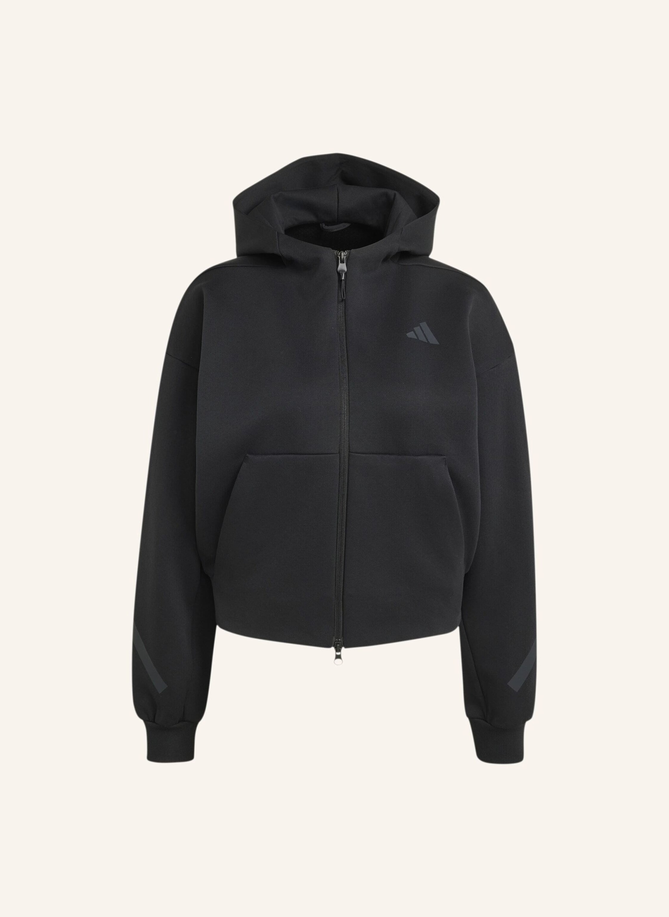 adidas ADIDAS Z.N.E. CROPPED FULL ZIP HOODED SWEATSHIRT