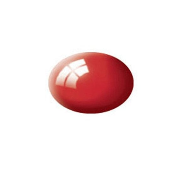 Revell Fiery Red Gloss Aqua Colour Acrylic Paint 18ml (131)