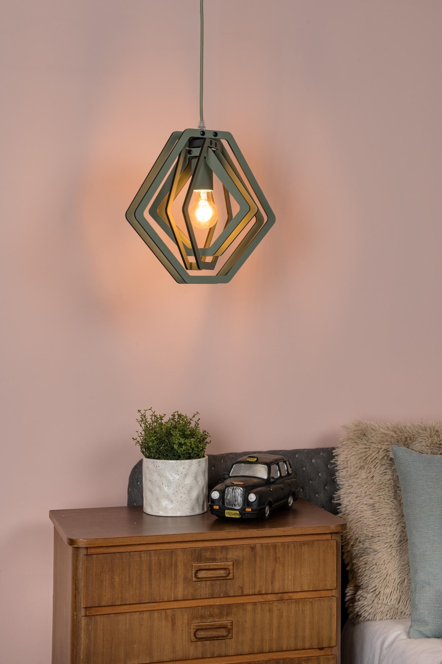 Lucide hanglamp MAURO - 1xE27 - Groen