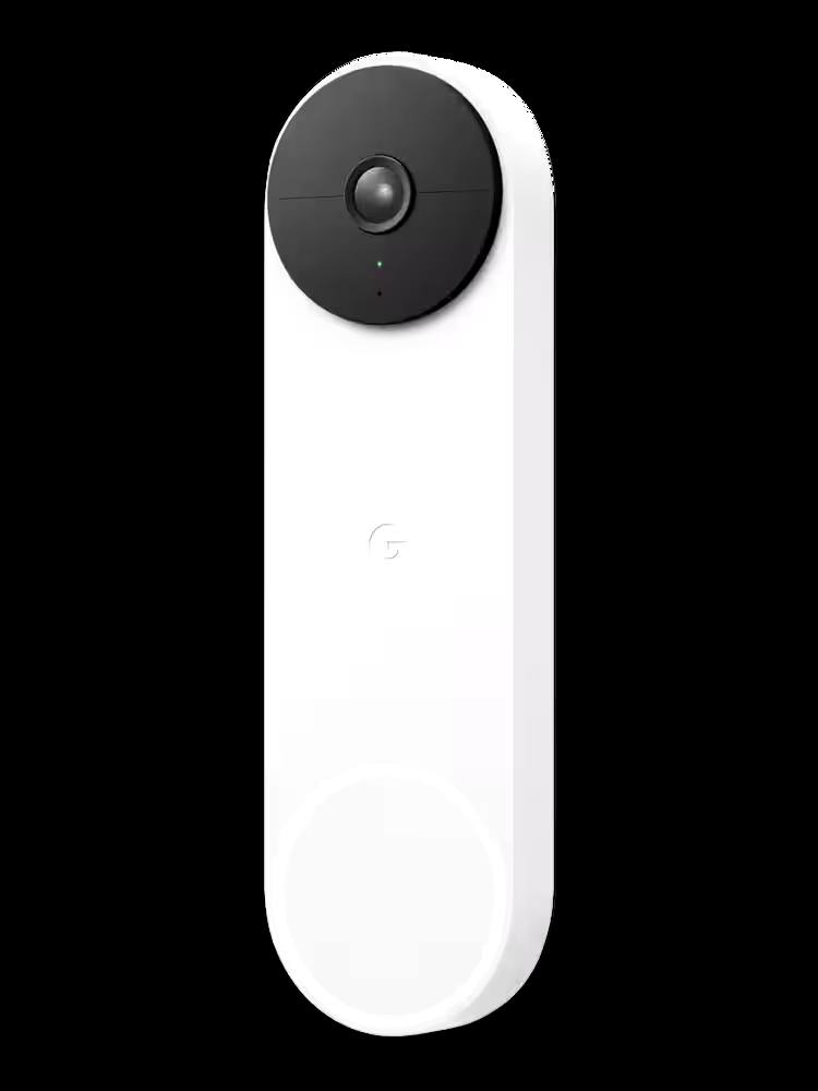 Google Nest Battery-Operated Video Doorbell, White
