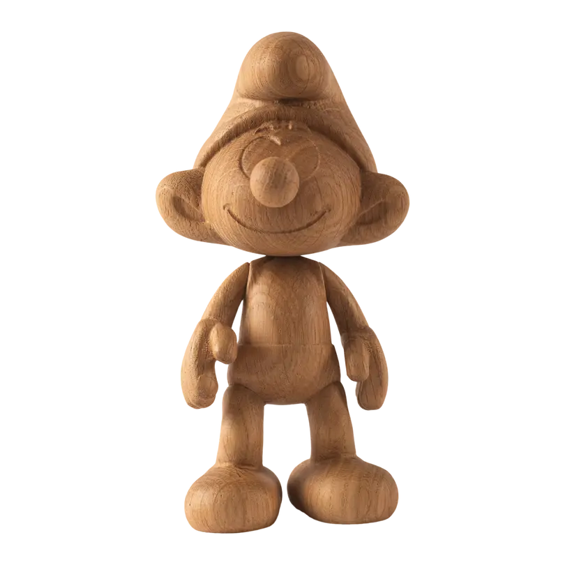 Holzfigur Smurf