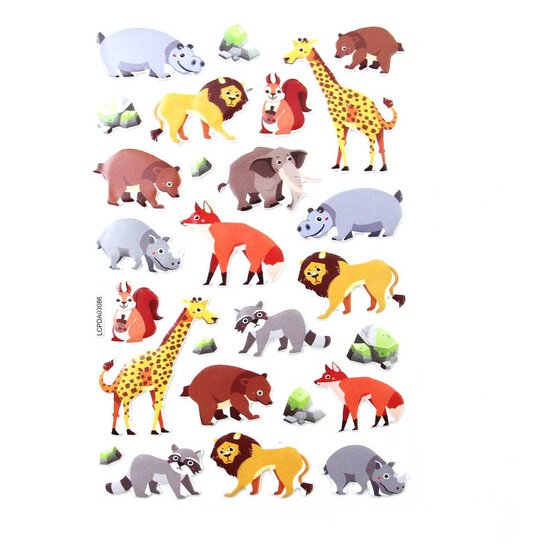 Into The Wild Puffy Stickers