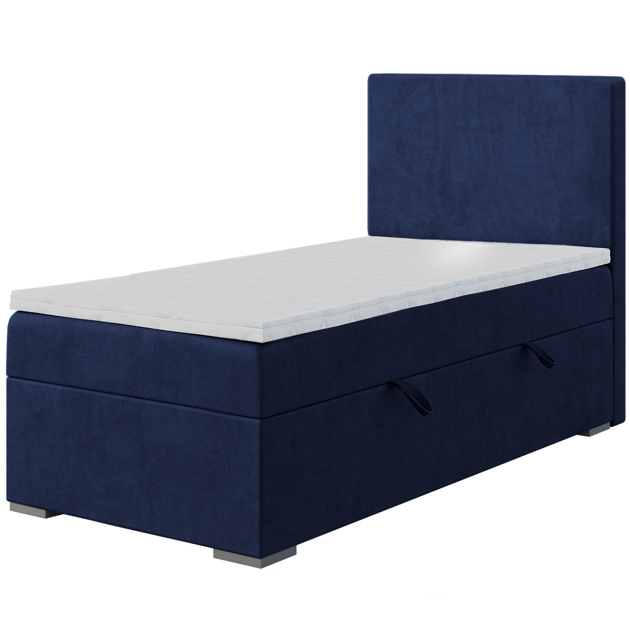 Łóżko kontynentalne LENI 90x200 prawy magic velvet 2216