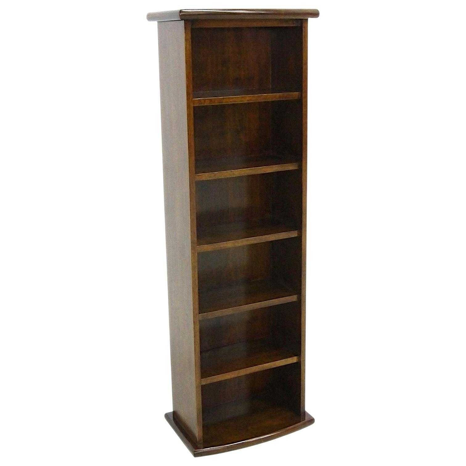 Colonne range CD 6 compartiements hévéa 37x24x104cm TRADITION