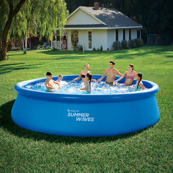 Pool, blau, ØxH: 457 x 107 cm