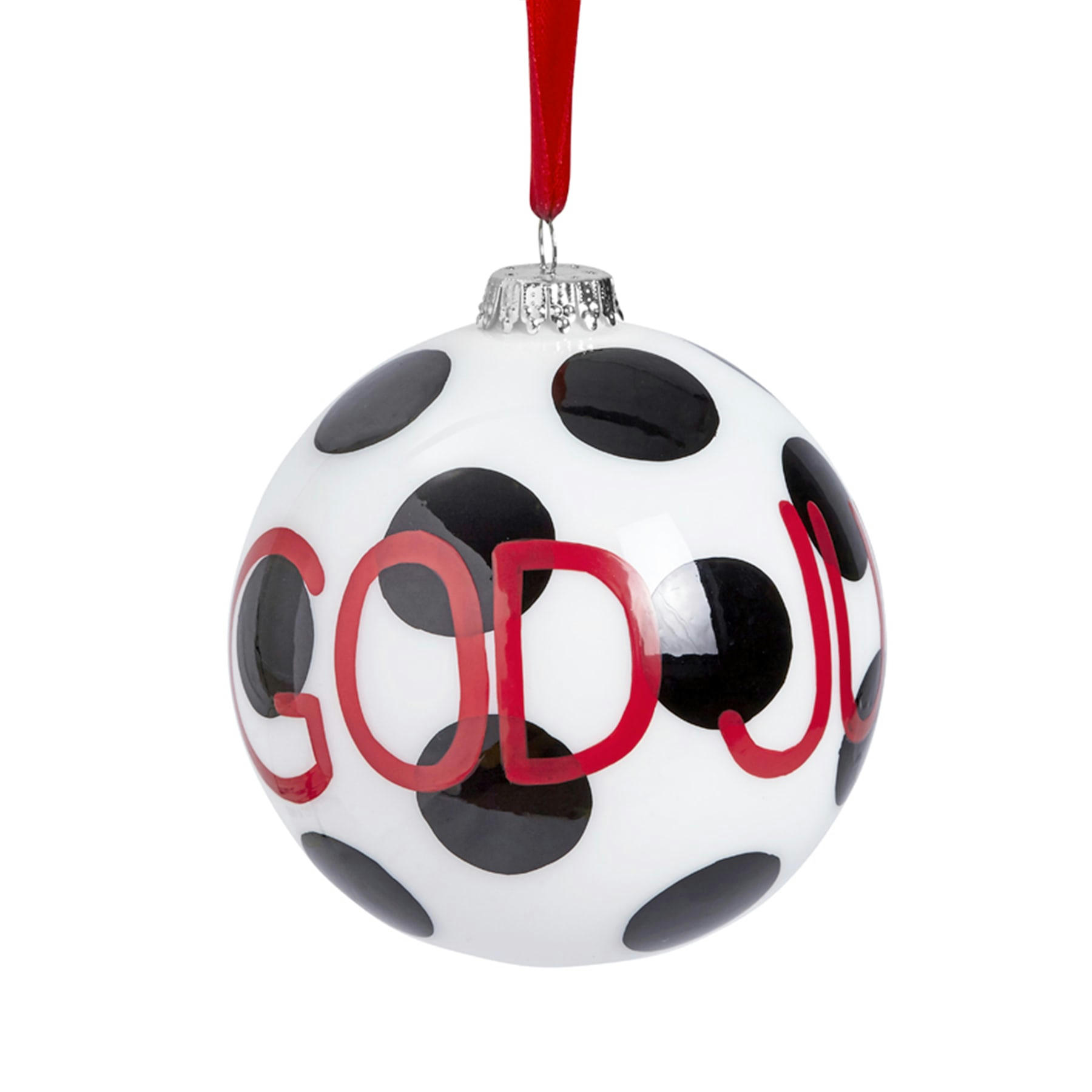 NOËL - Boule de noël à motif et écritures