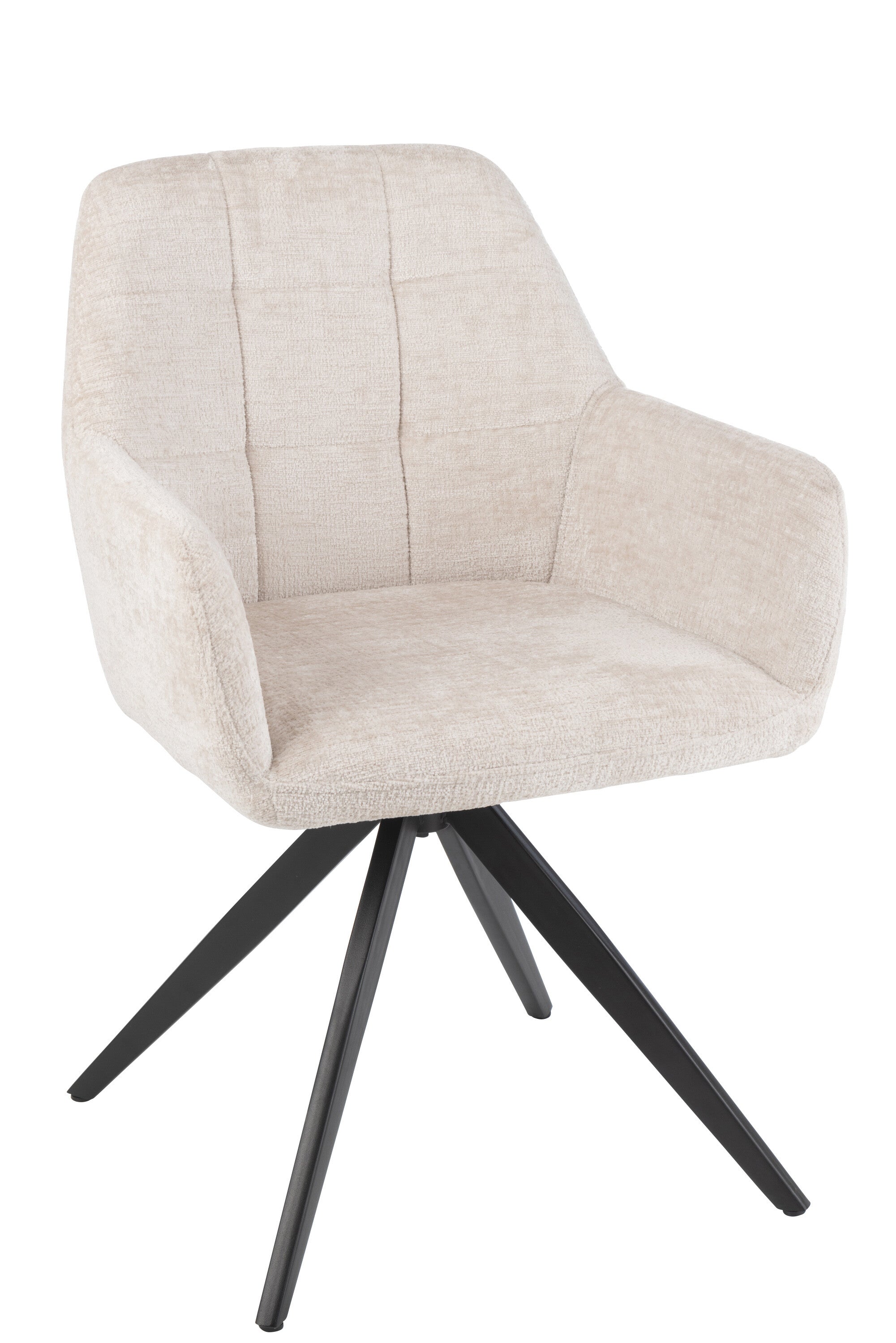 J-Line stoel Louna - ijzer/acryl - ivoor