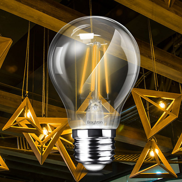 Ampoule A60 filament LED E27 7W 3000K Braytron