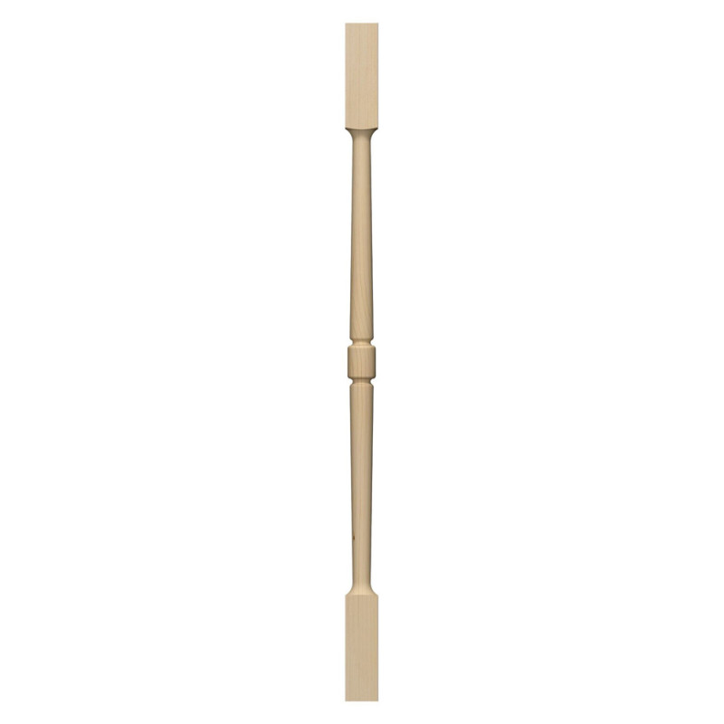 Balustre tourné en sapin 4,5 x 4,5 x 92 cm SOGEM