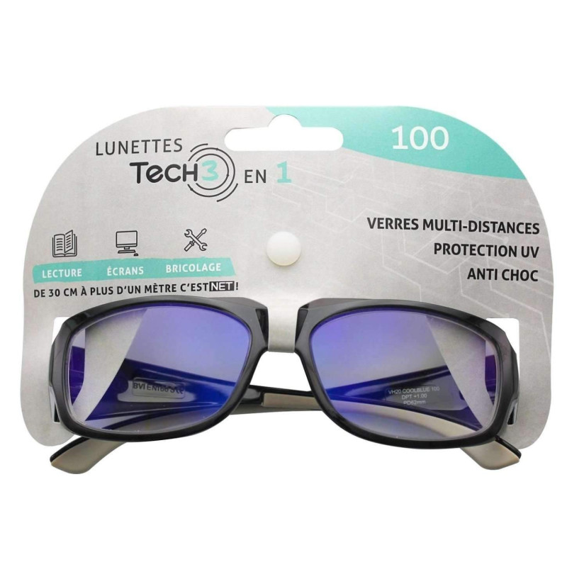 Lunettes de protection Tech3 avec correction   1 VARIONET
