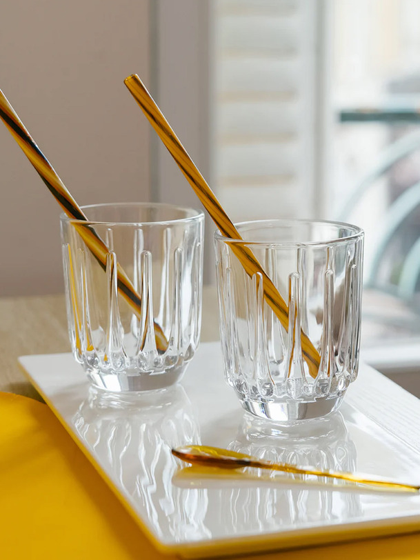 Lot de 4 gobelets 550 ans - la rochere transparent