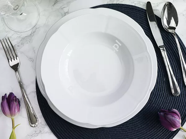 Komplet talerzy na 6 osób (18 el) Ćmielów - Bolero C000