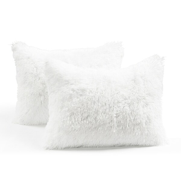 Lush Decor Emma Faux Fur Cozy Super Soft Oversized Duvet Cover 3Pc Set