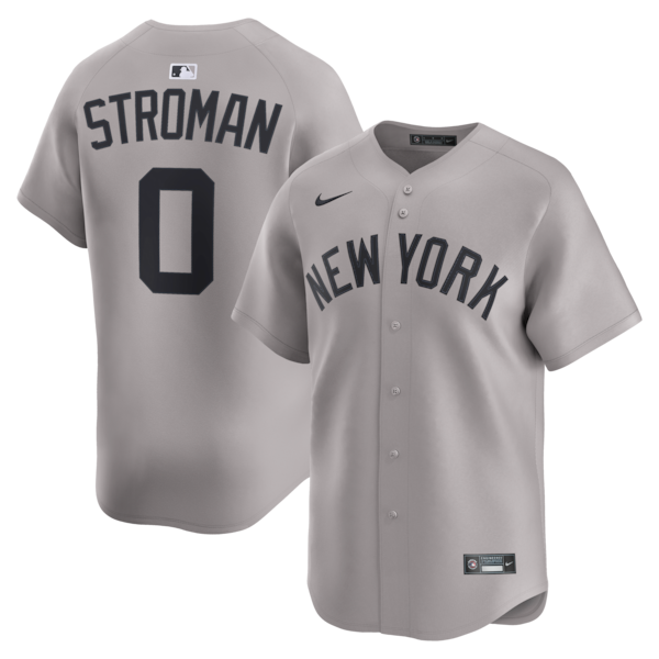 Marcus Stroman New York Yankees Nike Road Limited Player Jersey - Gray/White