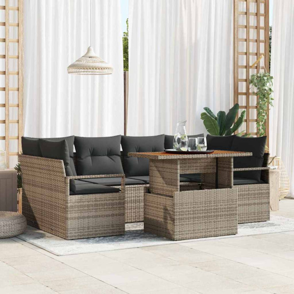 Zestaw Mebli Ogrodowych Wypoczynkowy Sofy Stolik Rattan Na Patio Na Taras