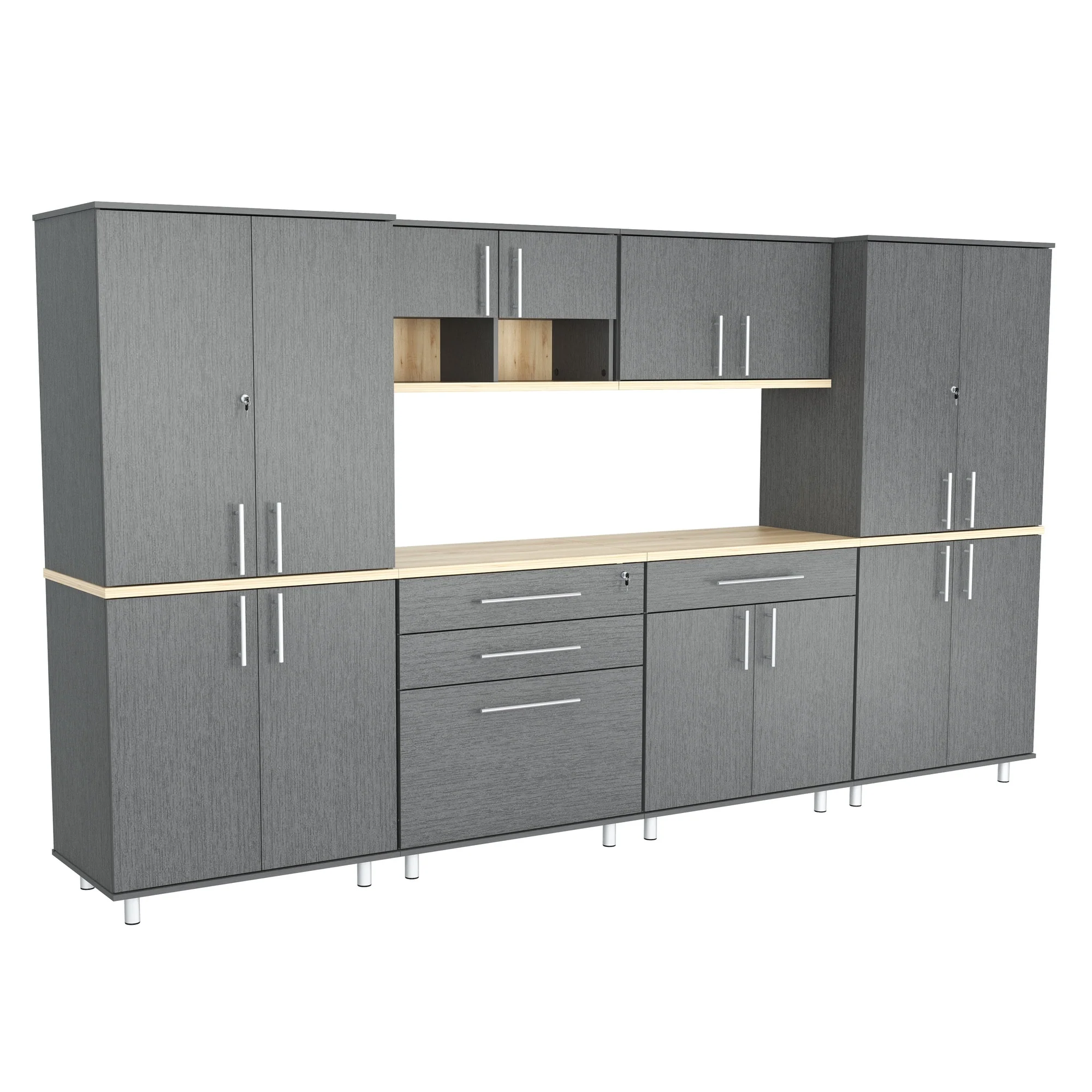 Inval KRATOS 6-Piece Garage Storage System