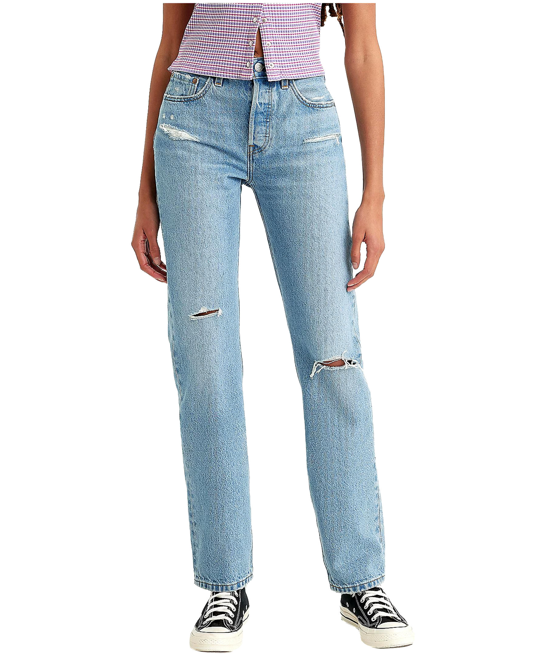 Levi's Women's 501 High Rise Straight Leg Jeans
