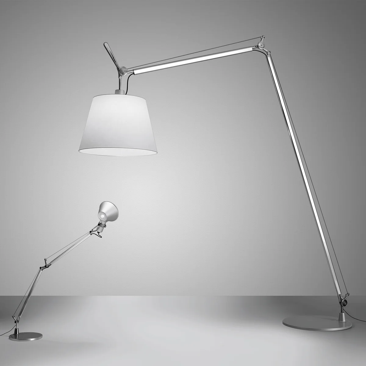 Artemide - Tolomeo Maxi Stehleuchte, Aluminium