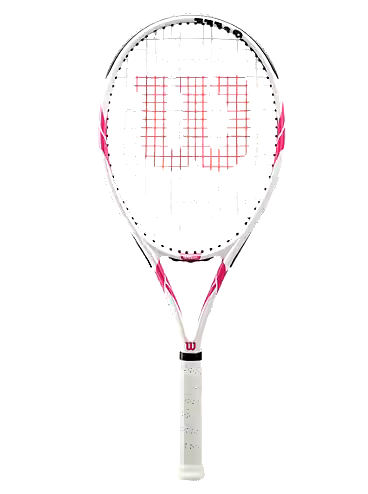Wilson Intrigue Lite Women's Lightweight Alloy Tennis Racquet/Racket, White/Pink
