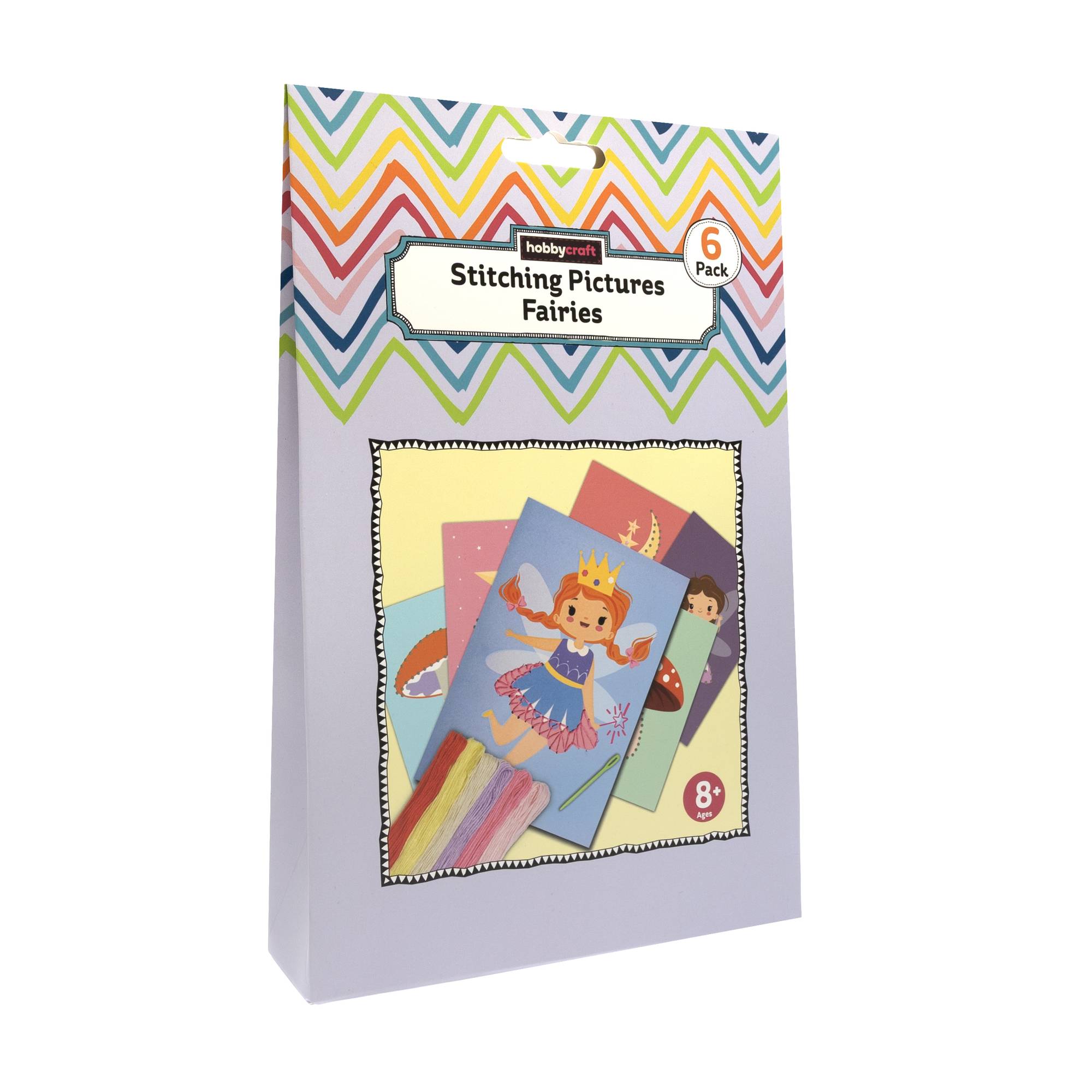 Fairy Stitching Picture Kit 6 Pack