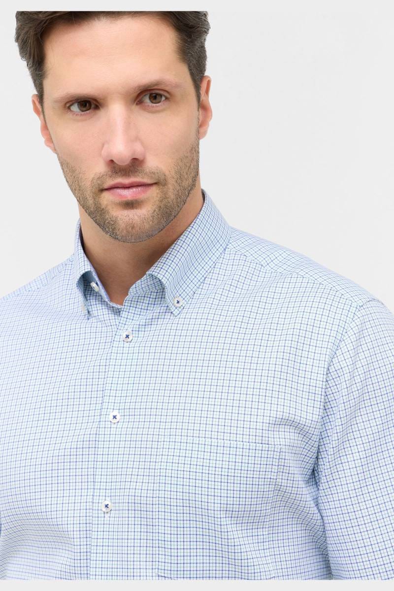 ETERNA Modern Fit Hemd hellgrün, Kariert