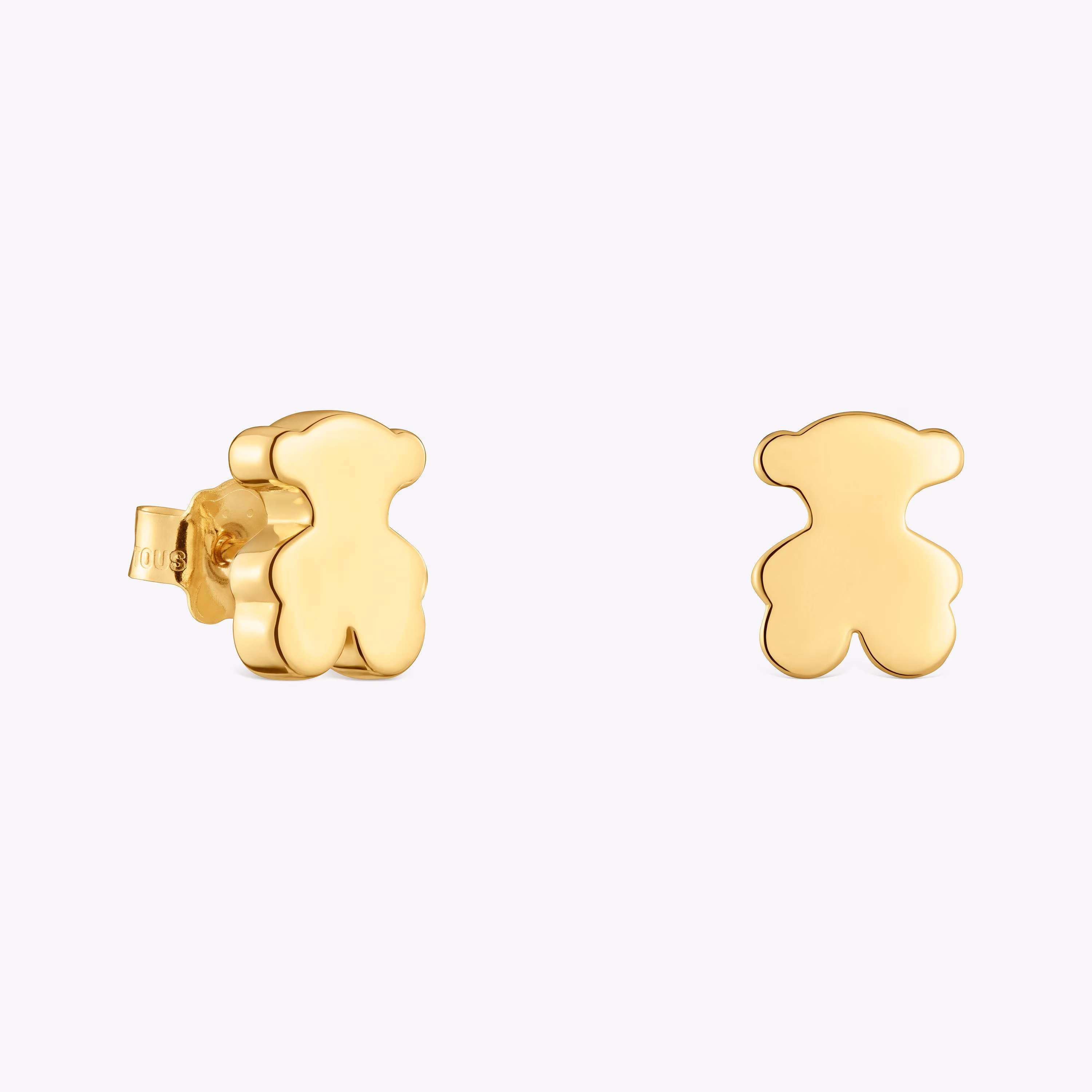 Pendientes oso de oro 10 mm Sweet Dolls