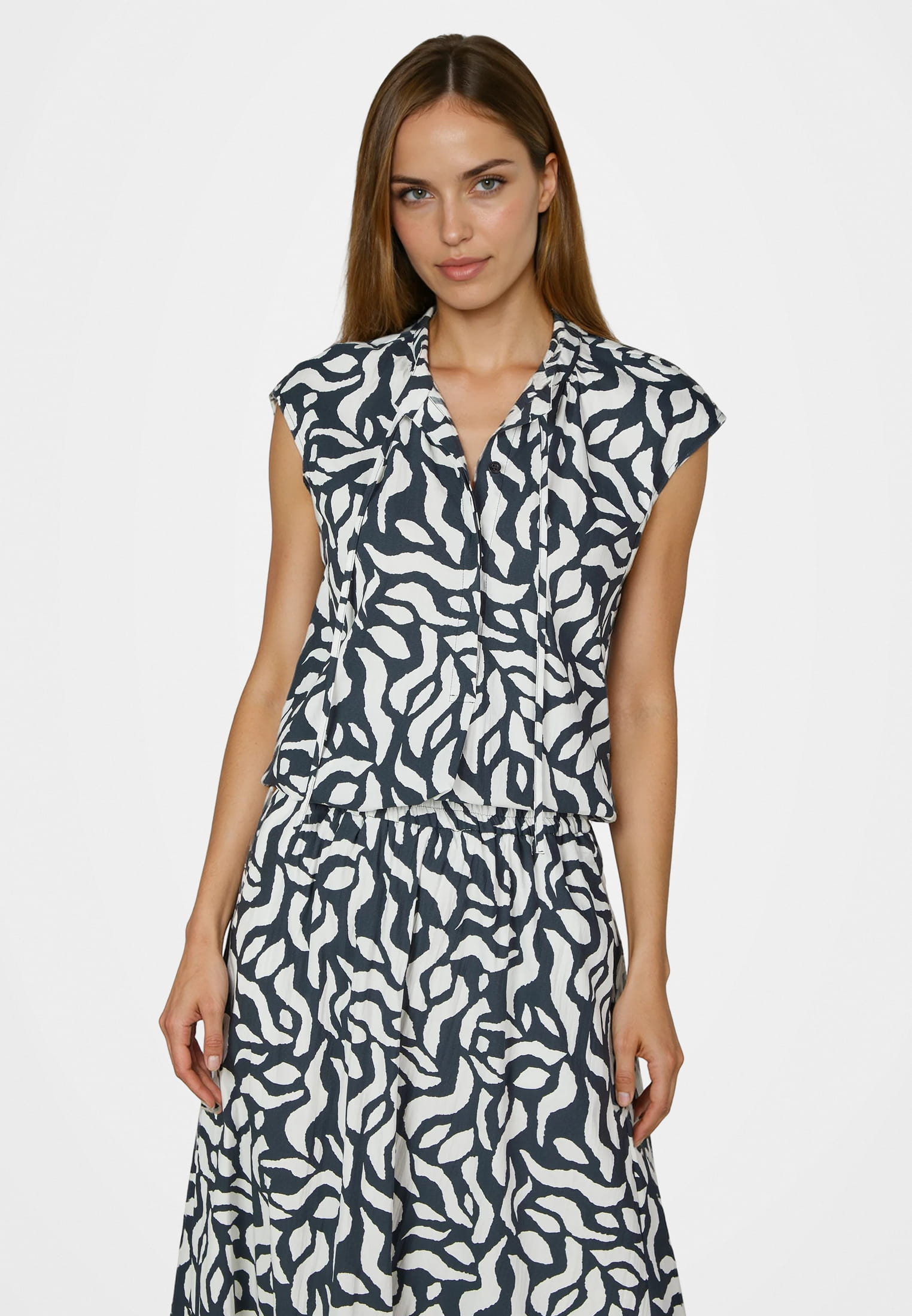 Bluse mit Print