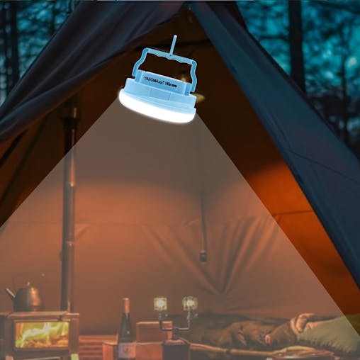 NNETM Solar LED Camping Light with Magnetic Base