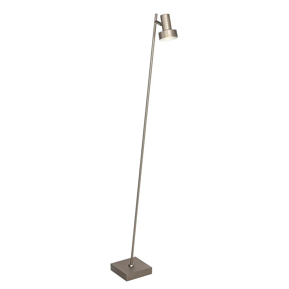Freelight vloerlamp Lunata - 1 lichts - 15 x 130  cm - mat chroom