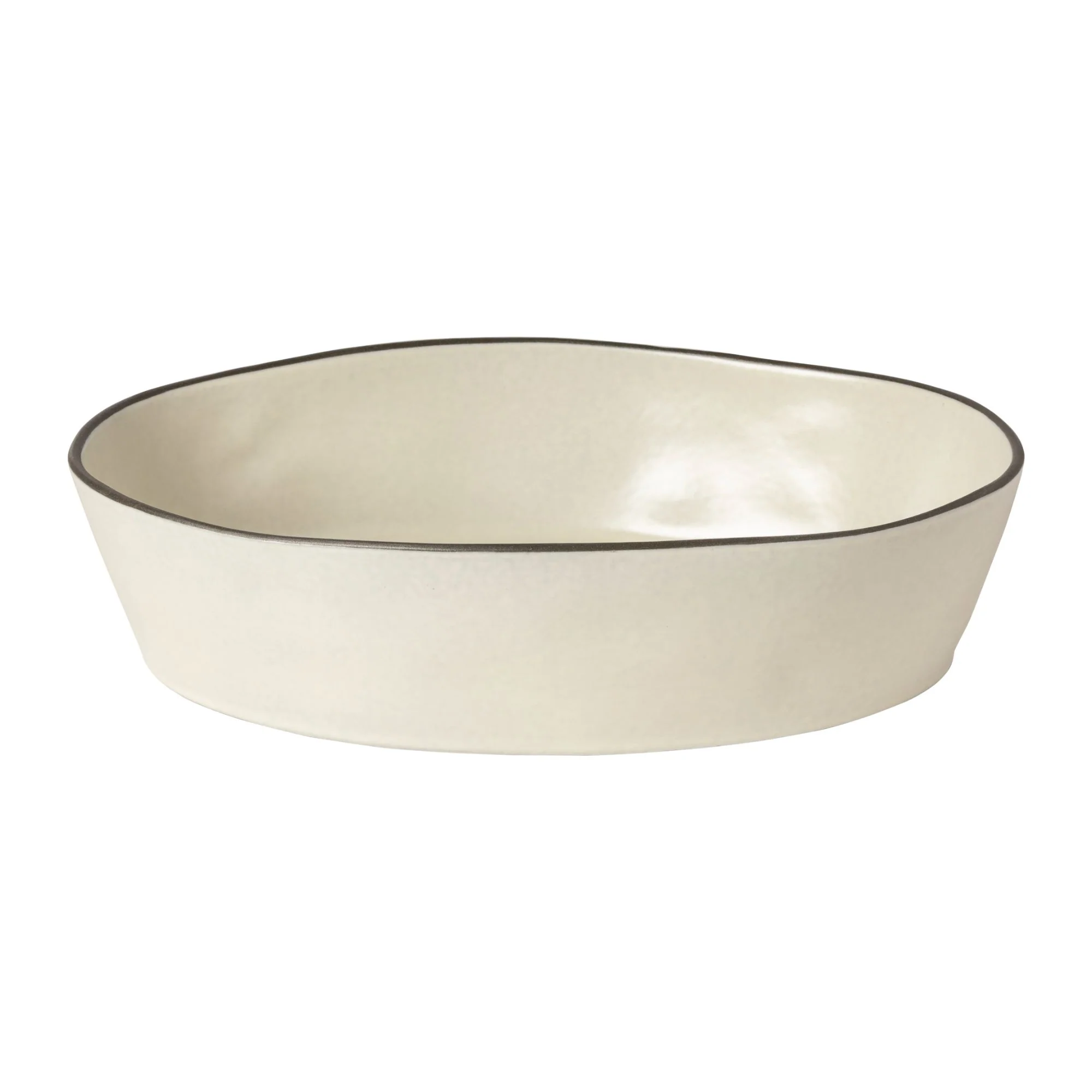 Large Oval Baker Stacked Organic