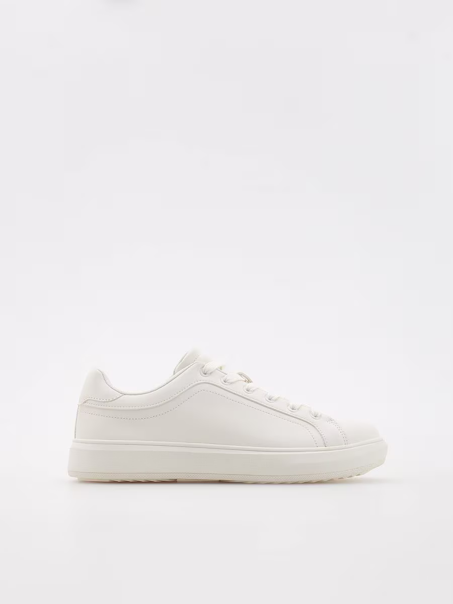 Faux Leather Sneakers