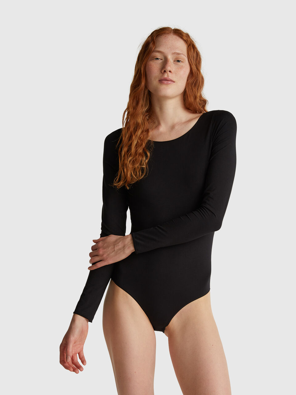 Long sleeve super stretch bodysuit