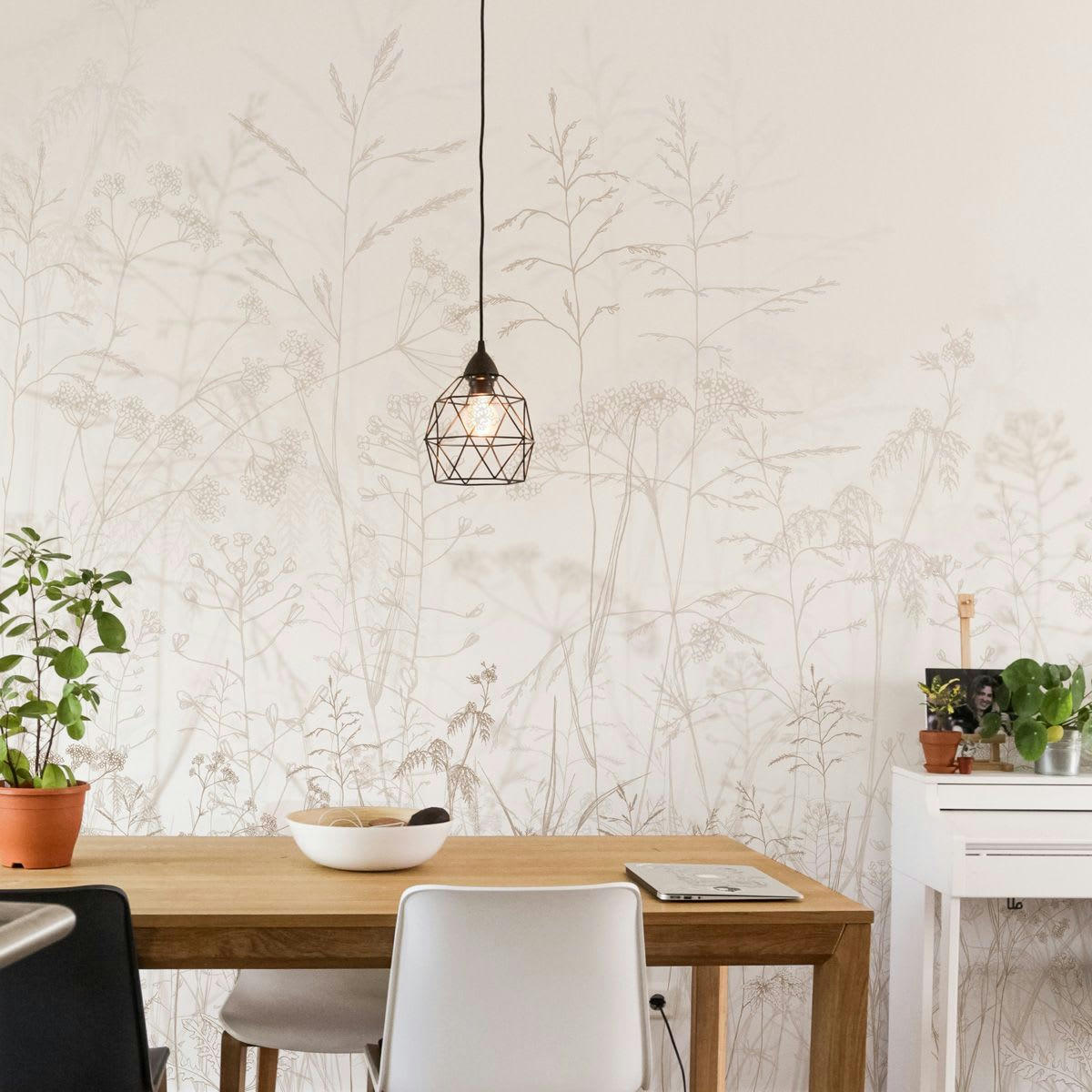 - Papier peint panoramique dans les champs 255 x 250 cm