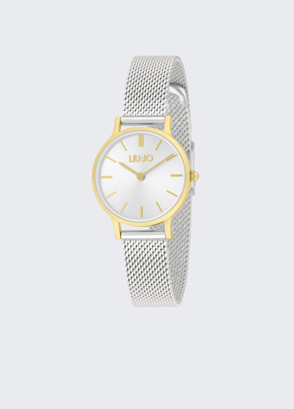Orologio in acciaio bicolor