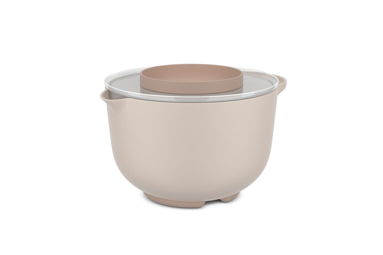 beslagkom chef it 3000 ml met spatdeksel - chalk