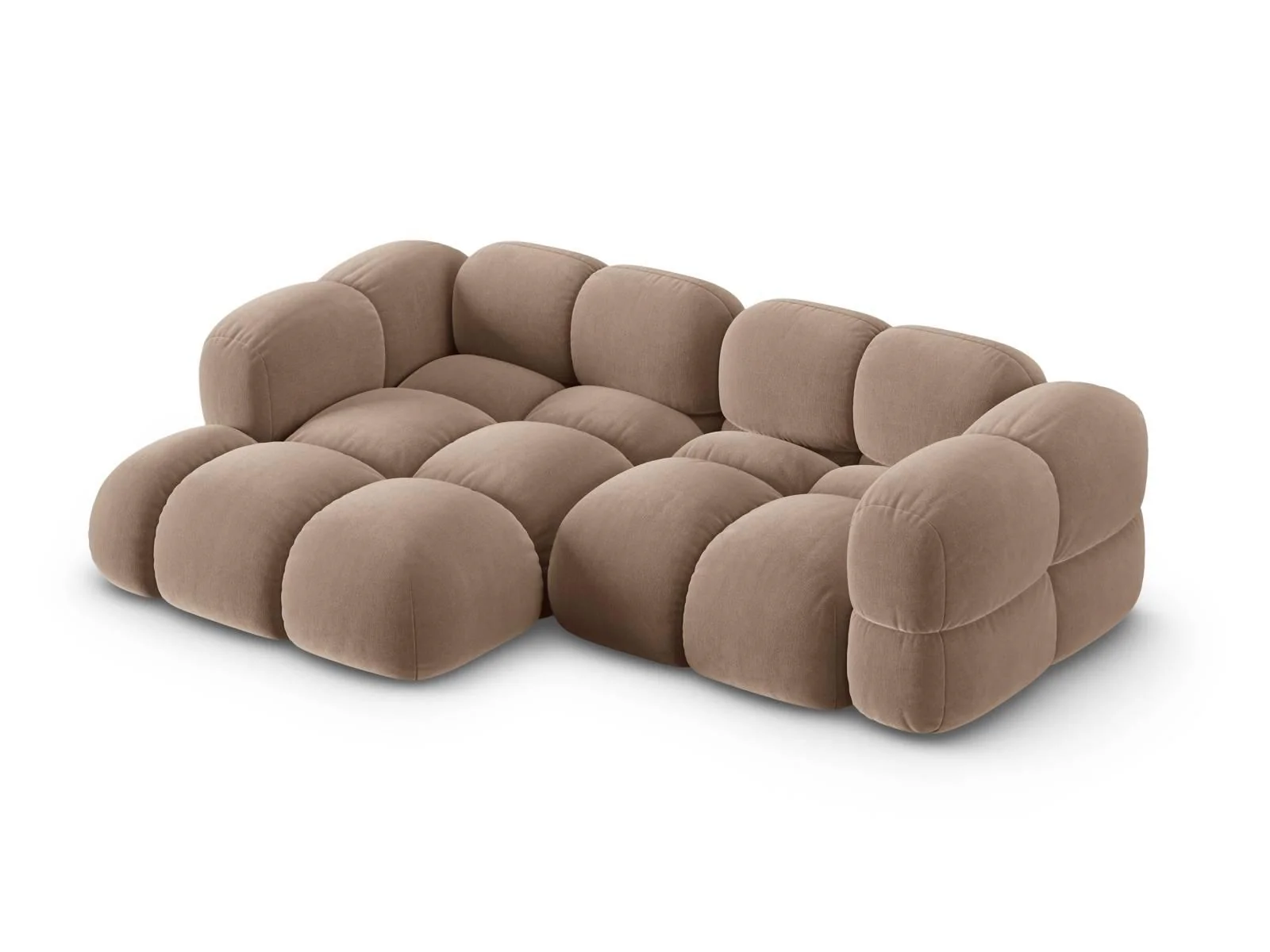 Hoekbank Loretto links velvet