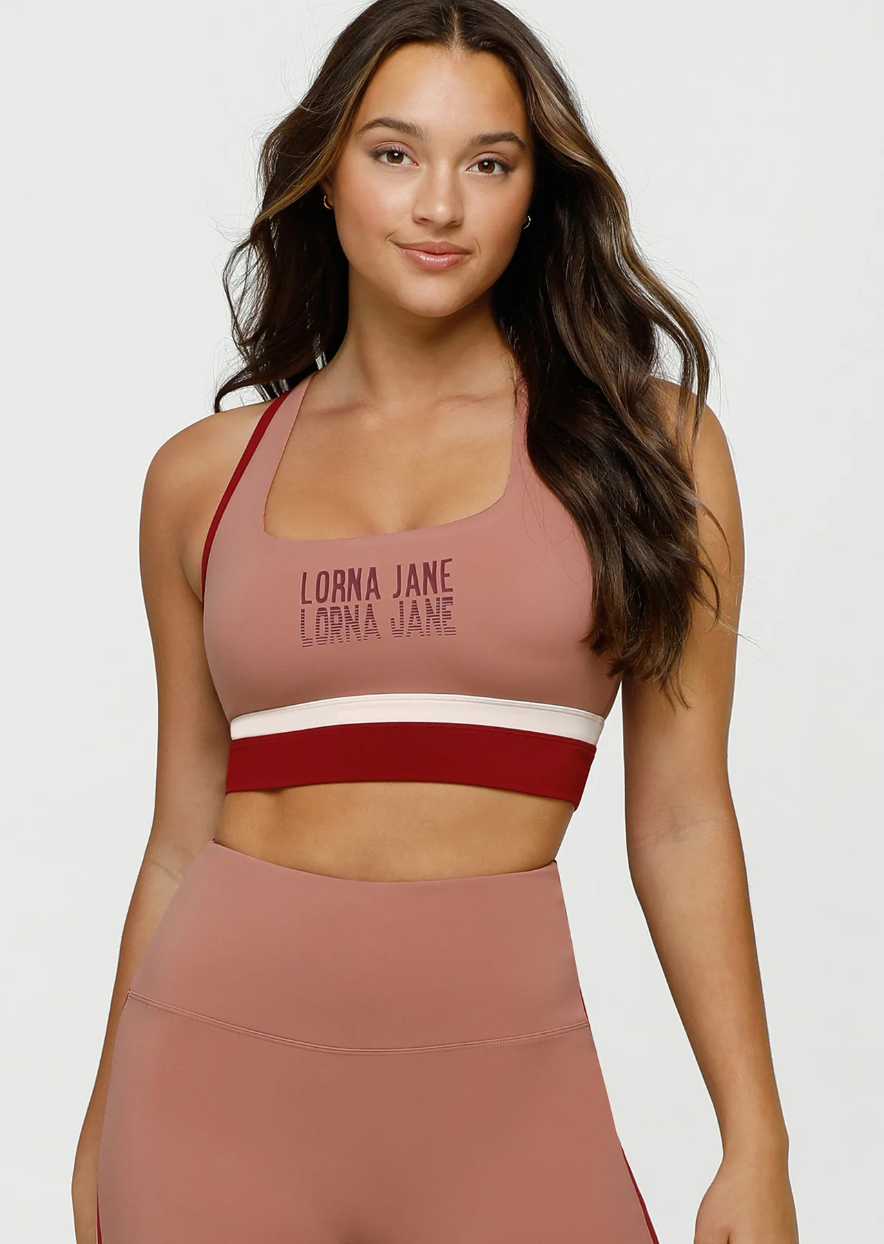 Retro Colourblock Sports Bra