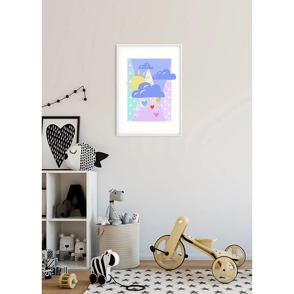 Wandbild, BxH: 30 x 40 cm, bunt